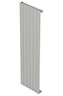 Seren Égalrad Matt silver Vertical Designer Radiator, (W)505mm x (H)1800mm