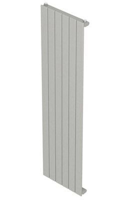 Seren Égalrad Matt silver Vertical Designer Radiator, (W)505mm x (H)1800mm