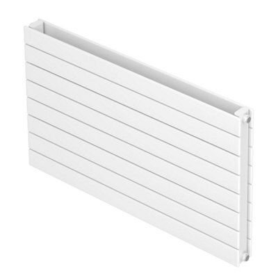 Seren Égalrad Matt white Horizontal Designer Radiator, (W)1200mm x (H)578mm