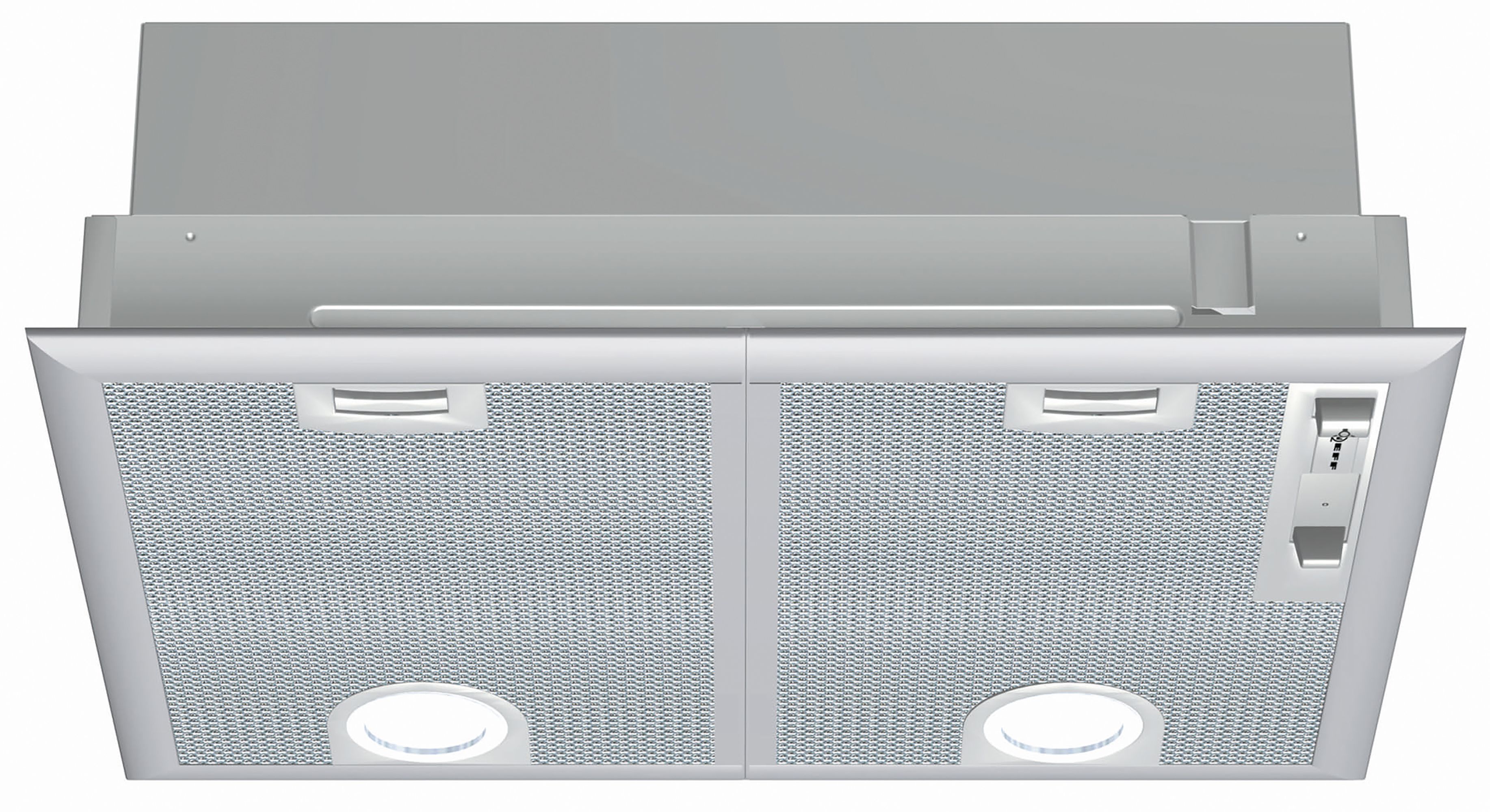 Serie 4 DHL555BLGB Stainless steel Canopy Cooker hood (W)53cm