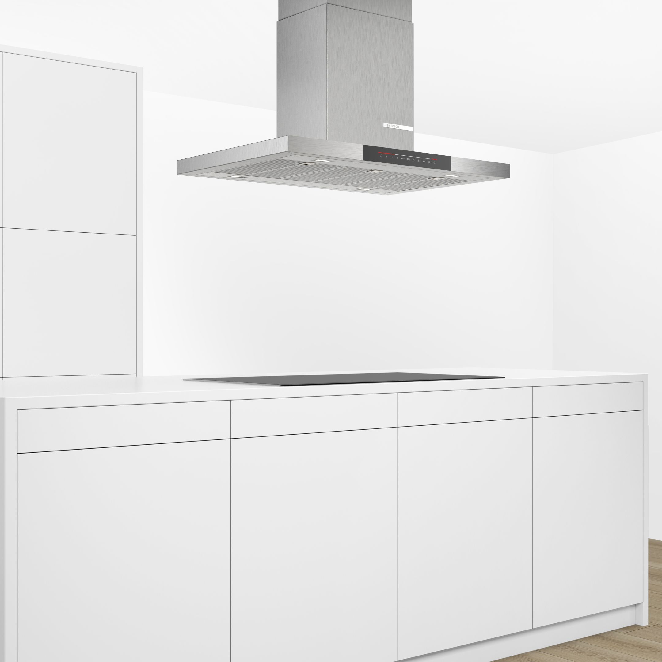 Serie 6 DIB98JQ50B Stainless steel Island Cooker hood (W)89.8cm