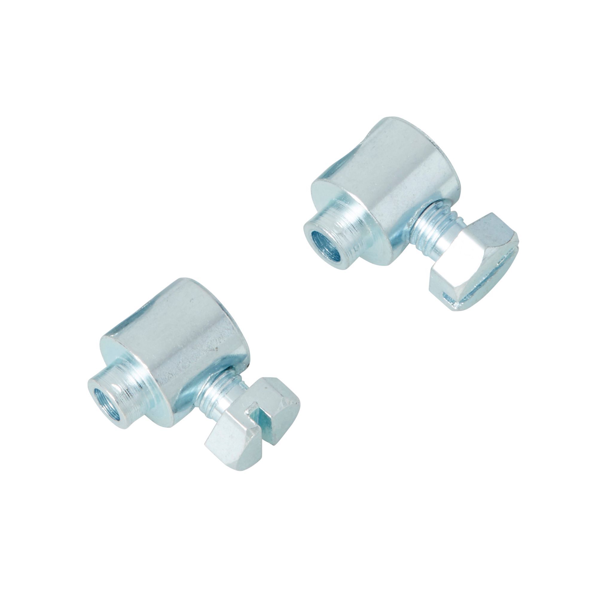 Serre Zinc-plated Steel Cable clip (L)10.2mm, Pack of 2