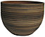 Sevilla Terracotta Bamboo effect Ceramic Plant pot (Dia)14cm