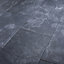 Shaded slate Anthracite Matt Stone effect Porcelain Wall & floor Tile, Pack of 6, (L)600mm (W)300mm