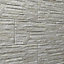 Shaded slate Grey Matt 3D decor Stone effect Porcelain Wall Tile, Pack of 6, (L)600mm (W)300mm