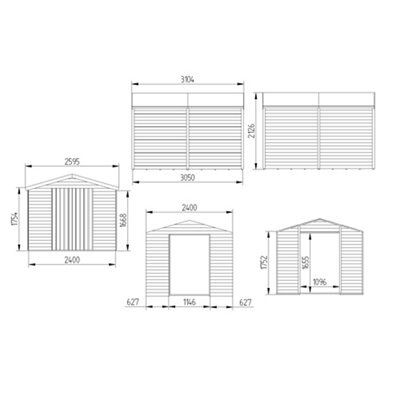 SHED OVERLAP 10BI8 NO WINDOW HD