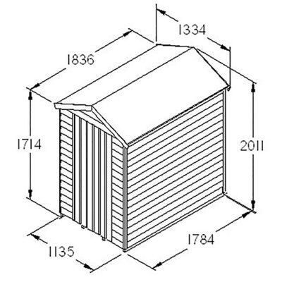 SHED OVERLAP 6X4 NO WIN TRT HD B