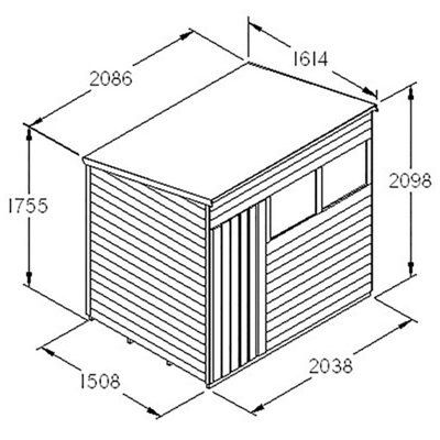 SHED OVERLAP 7BI5 PENT HD BASE A
