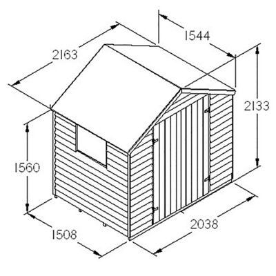 SHED OVERLAP 7BI5 PRESSURE TRT H