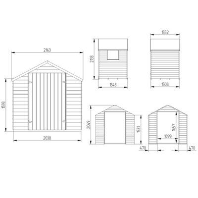SHED OVERLAP 7BI5 PRESSURE TRT H