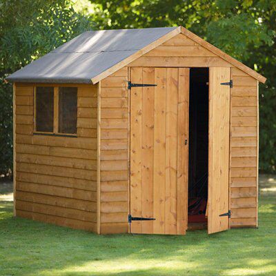 SHED OVERLAP 8BI6 2 DOOR HD PLUS
