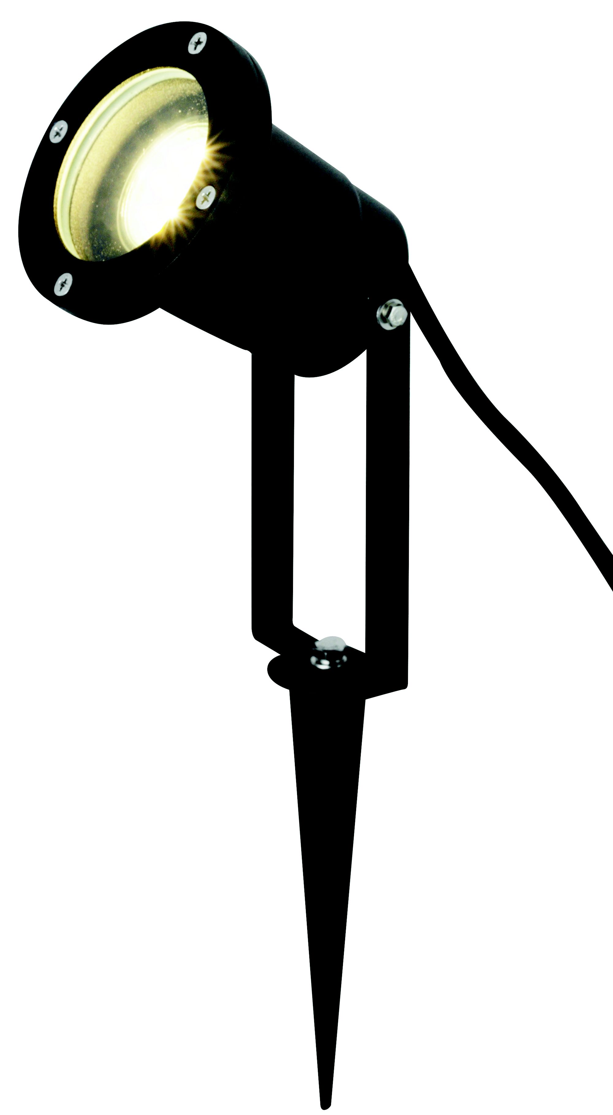 shelby Matt Black LED Outdoor Stake light (D)98mm