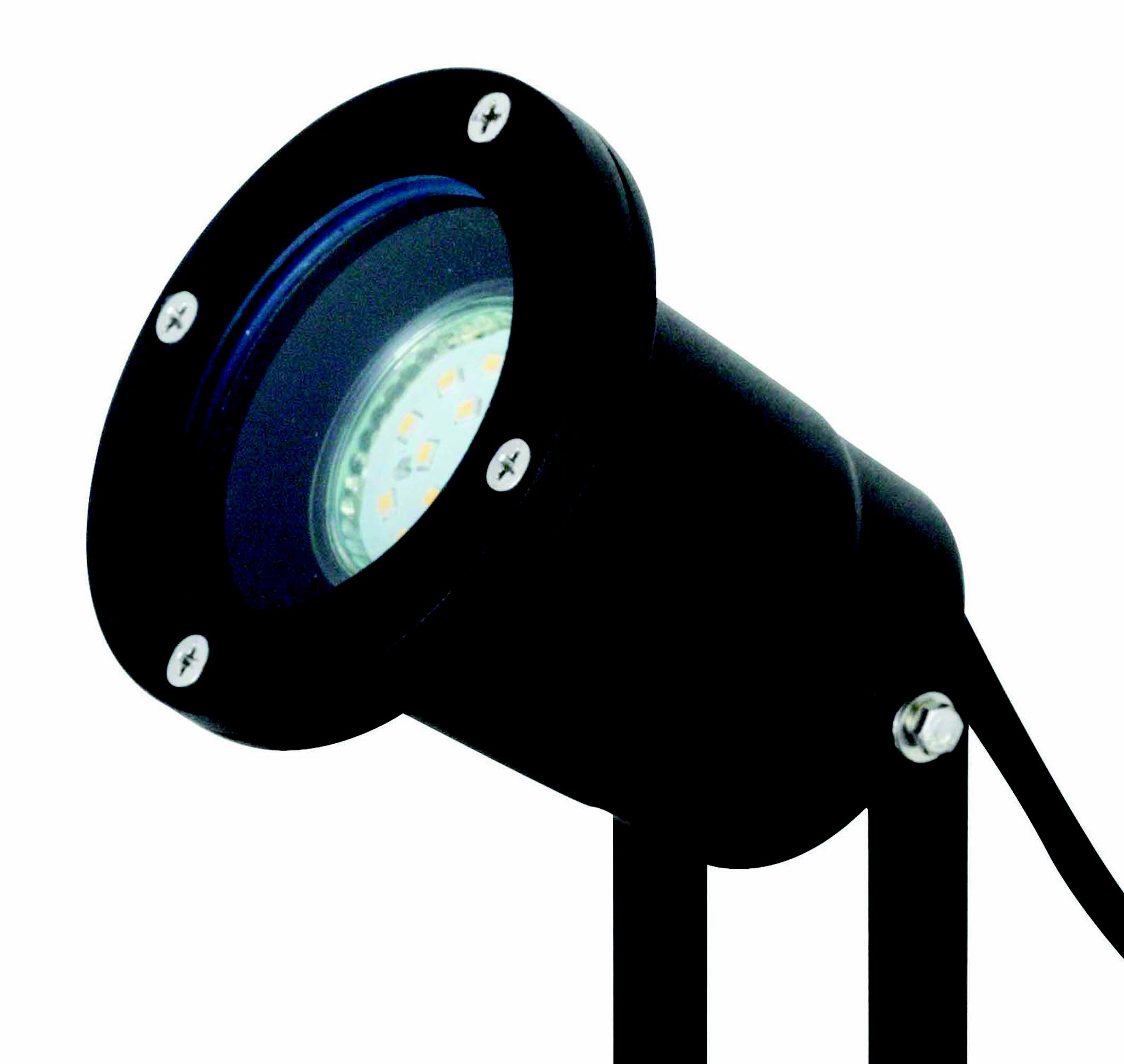 shelby Matt Black LED Outdoor Stake light (D)98mm