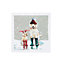 Shelter Winter Christmas card, Pack of 10