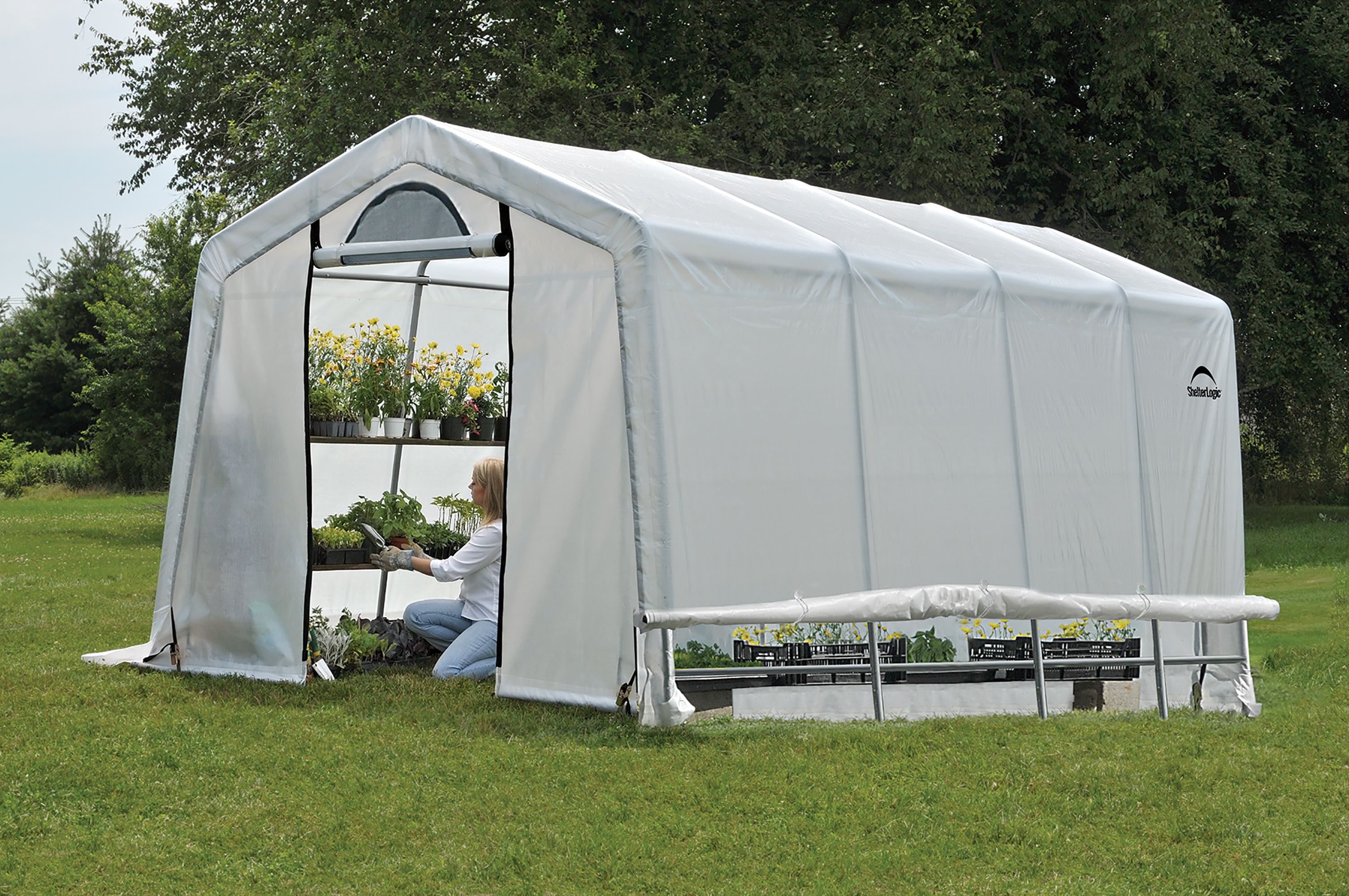 Shelterlogic White 10x20 Greenhouse