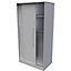 Sherwood Ready assembled Contemporary Grey matt Double Sliding door wardrobe (H)1975mm (W)1005mm (D)600mm