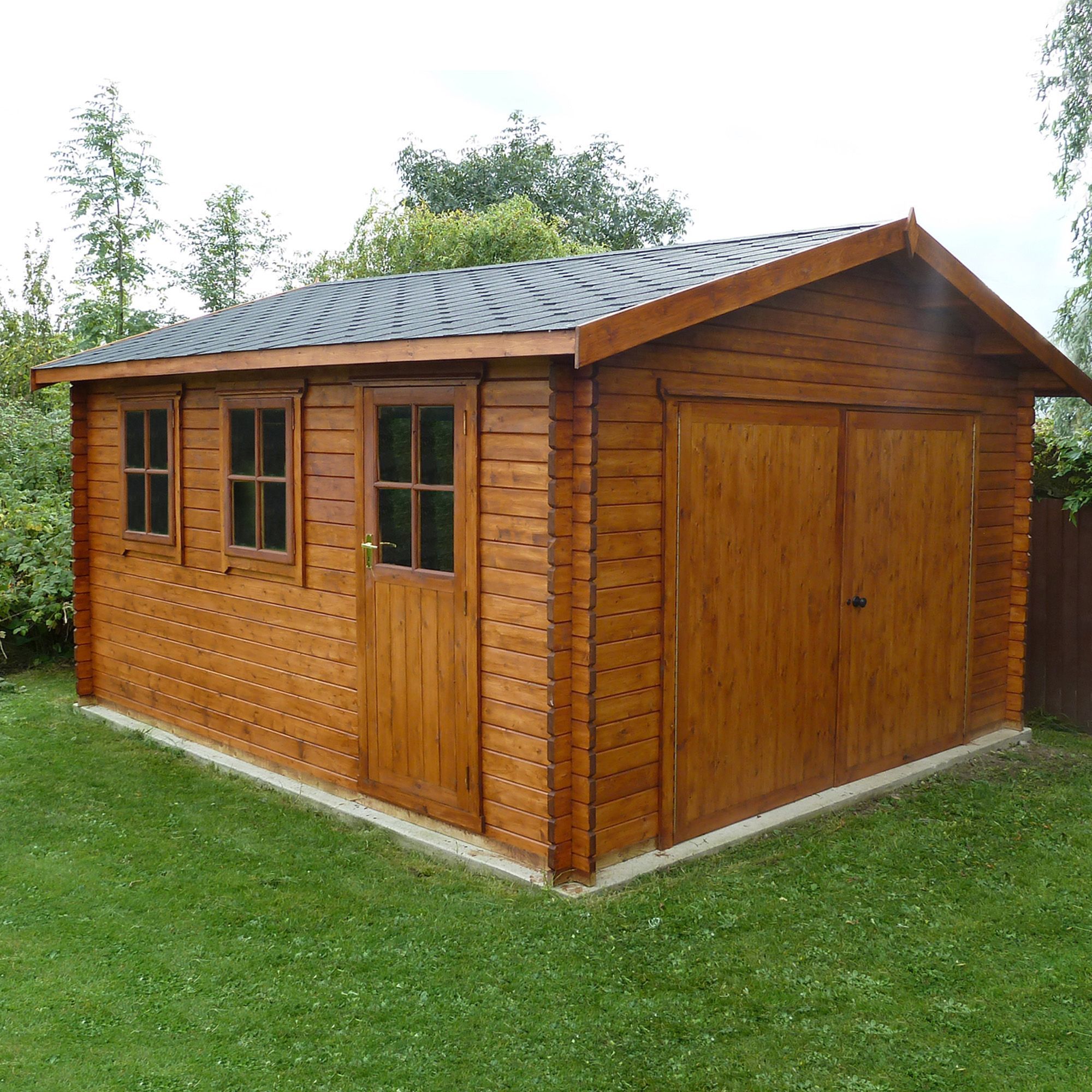 Shire 13x12 Bradenham Wooden Garage - Assembly service included
