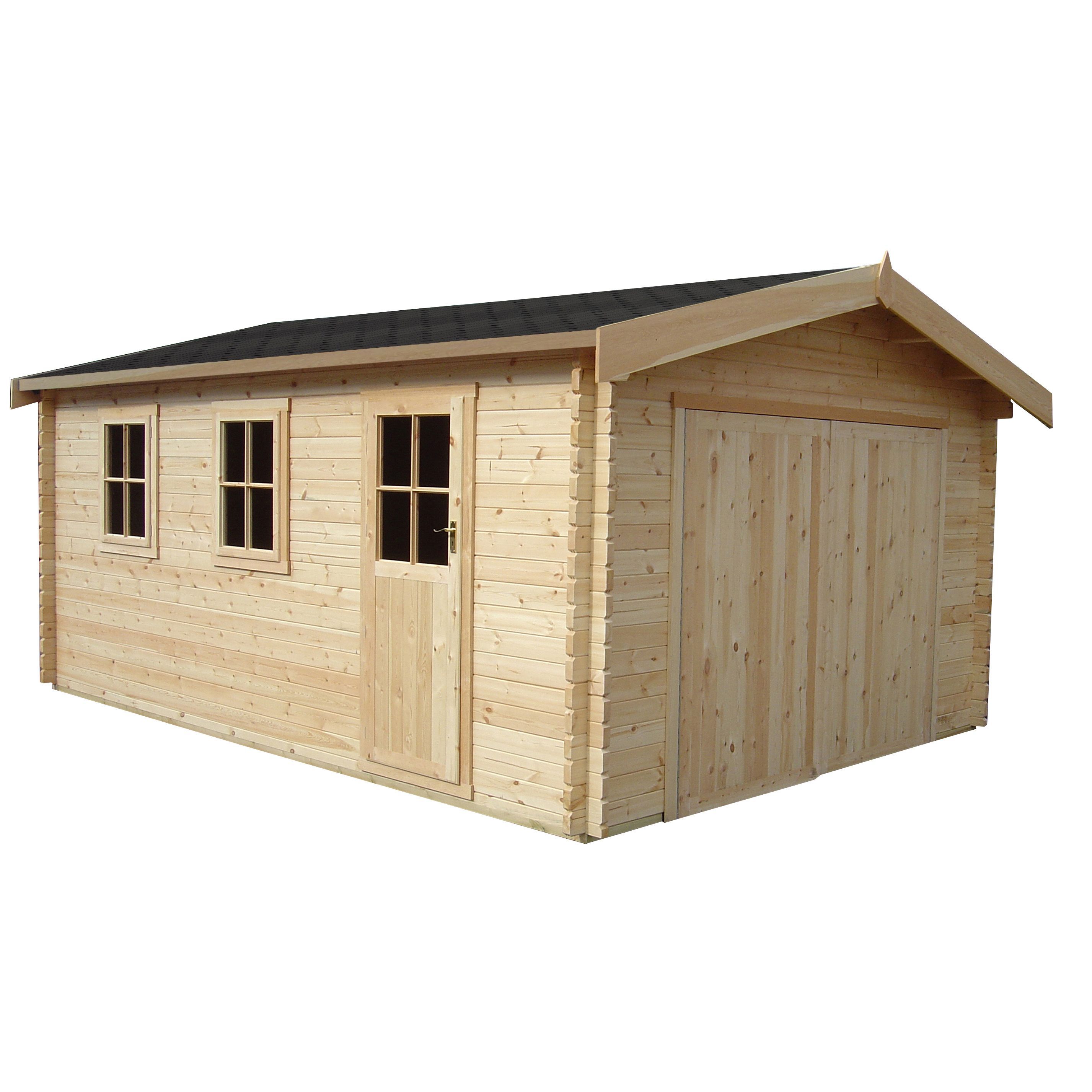 Shire 13x15 Bradenham Wooden Garage - Assembly service included