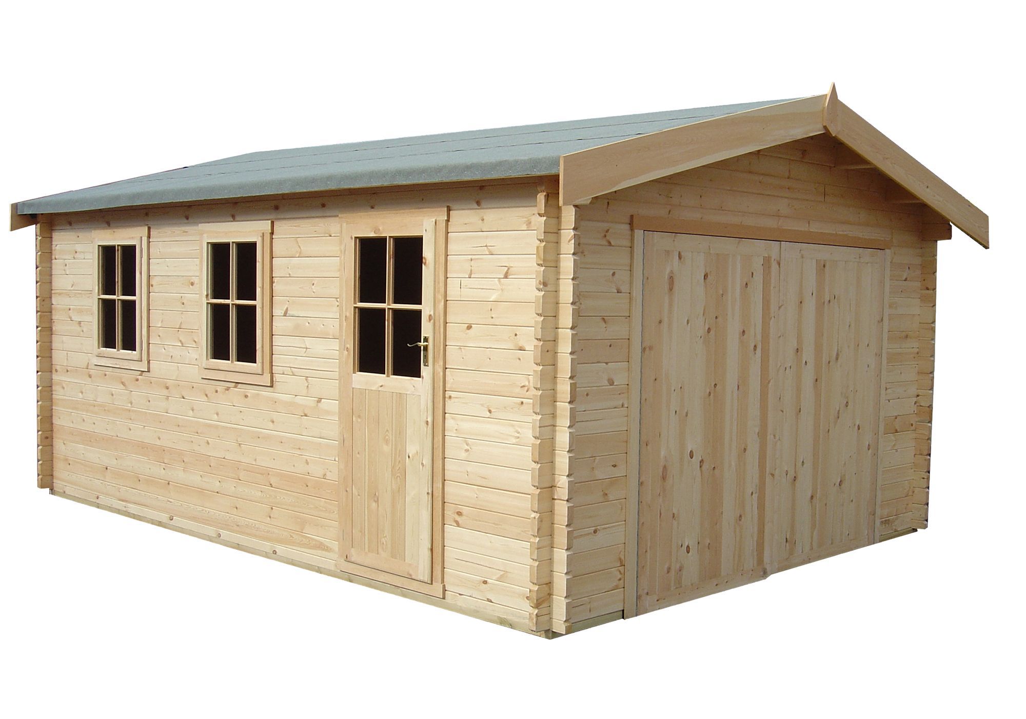 Shire 13x15 Bradenham Wooden Garage (Base included) - Assembly service included