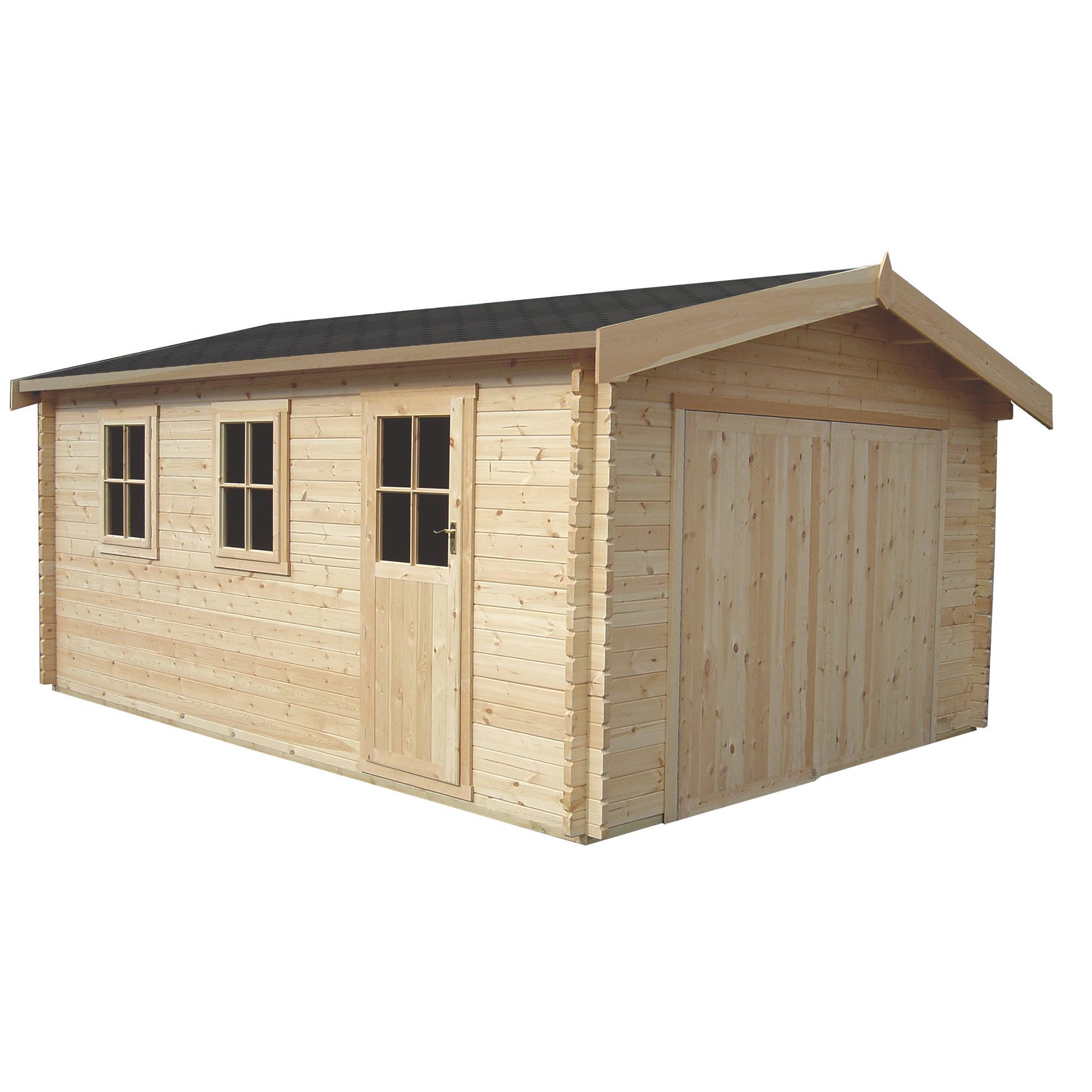 Wood best sale garage kits