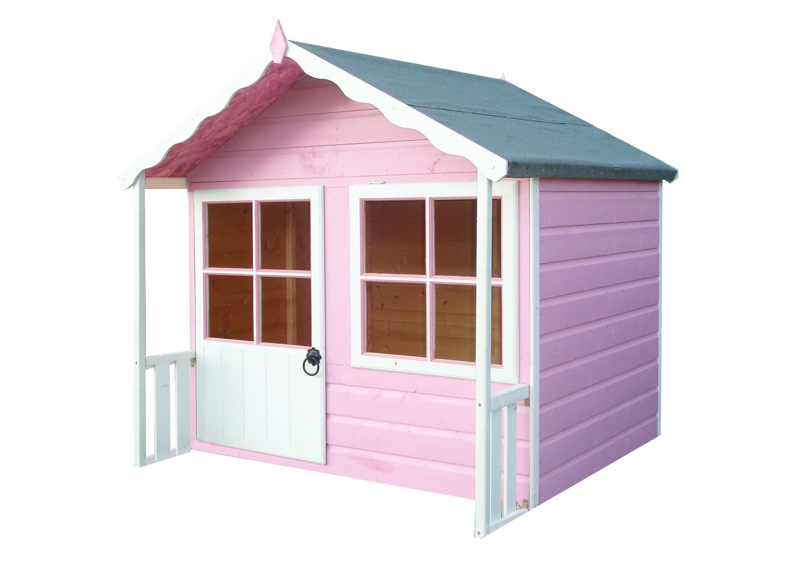 kitty wooden playhouse