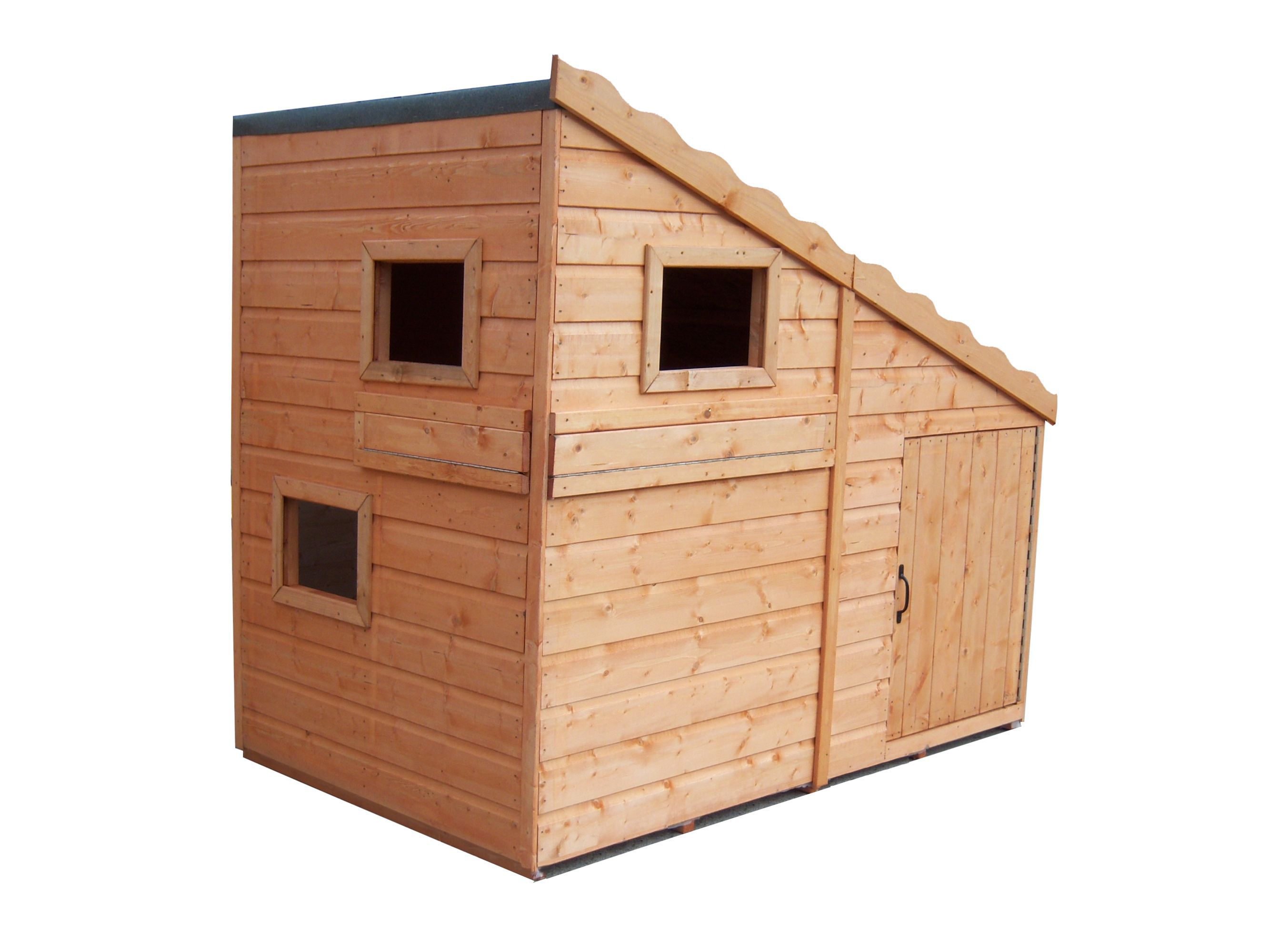 Shire 6x4 Command Post Whitewood pine Playhouse Assembly required