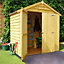 Shire 6x4 ft Apex Wooden 2 door Shed with floor - Assembly service included