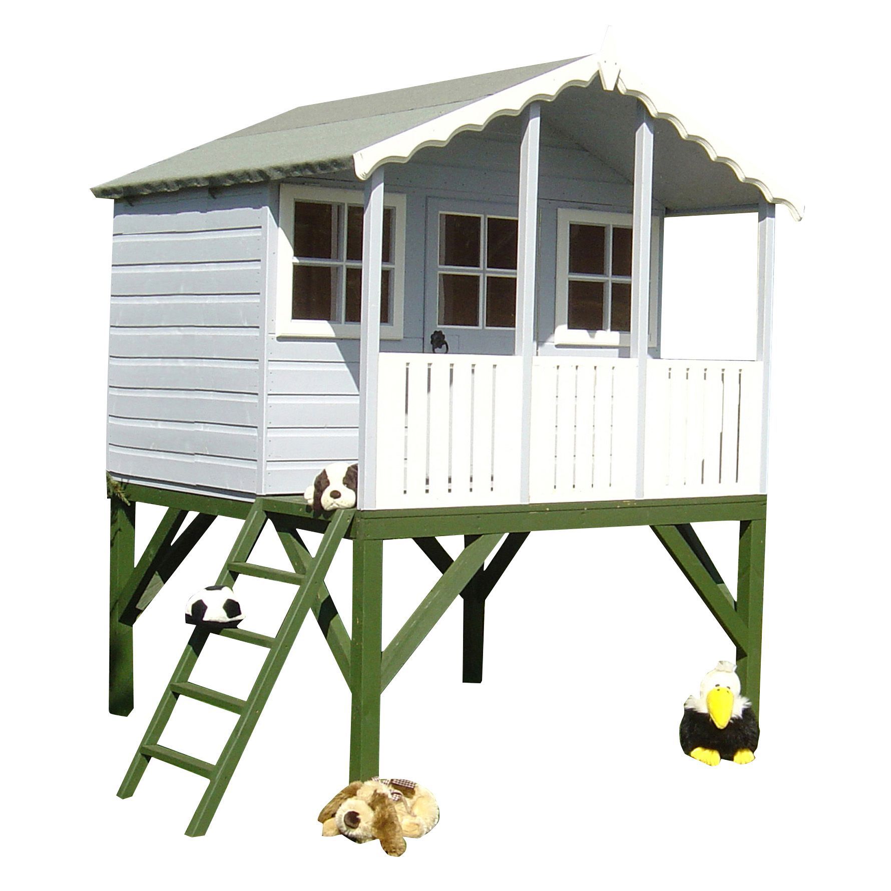 Shire 6x6 ft Stork Whitewood pine Playhouse - Assembly service included