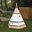 Shire 7x6 Wigwam Whitewood pine Playhouse Assembly required