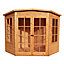 Shire 7x7 Glass Pent Shiplap Wooden Summer house - Base not included