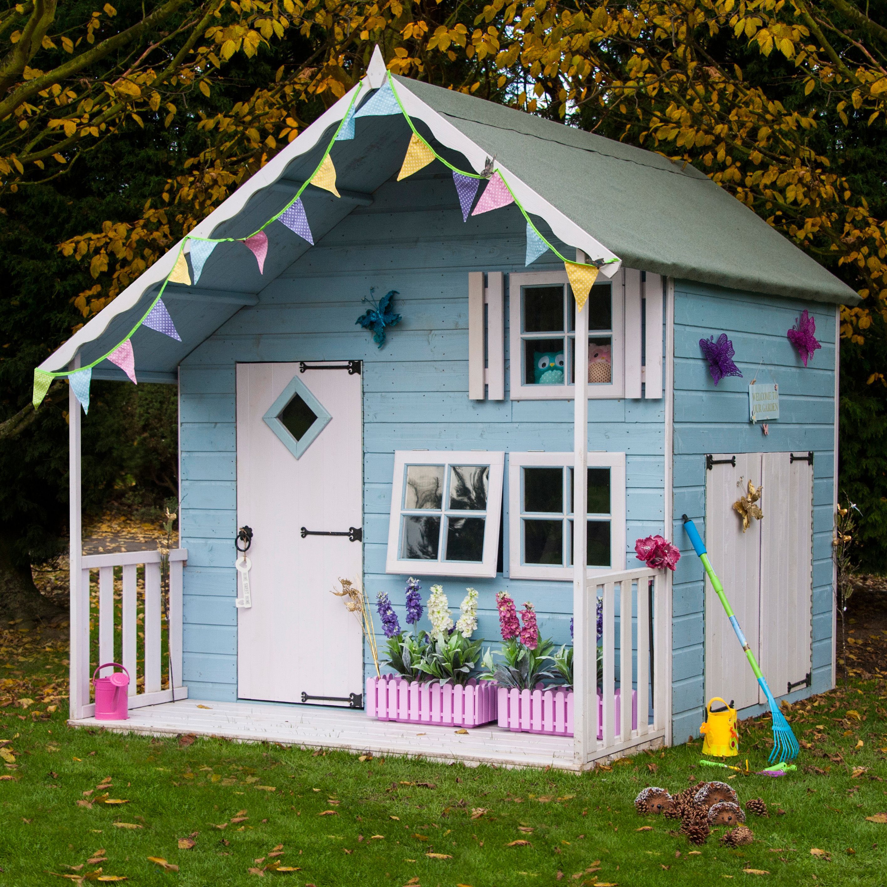Shire 7x8 Crib Whitewood pine Playhouse Assembly service included