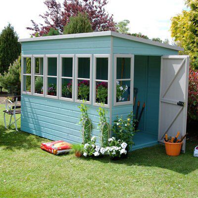 Shire & 8 windows Pent Summer house