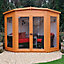 Shire Barclay 10x10 ft Pent Shiplap Wooden Summer house - Assembly service included