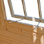 Shire Belvoir 10x10 ft Toughened glass & 2 windows Apex Wooden Cabin