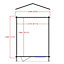 Shire Bucknells 10x12 ft Toughened glass Apex Tongue & groove Wooden Cabin - Assembly service included