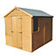 Shire Durham 8x6 Apex Dip treated Shiplap Wooden Shed with floor