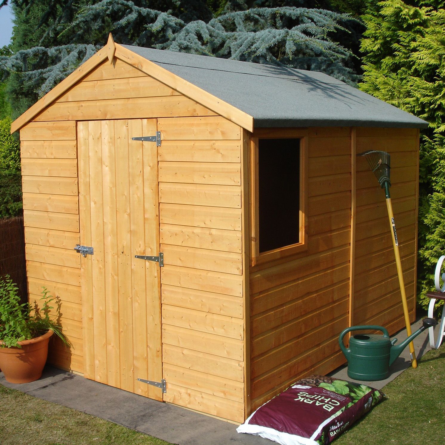 shire durham 8x6 apex shiplap wooden shed diy at b&q