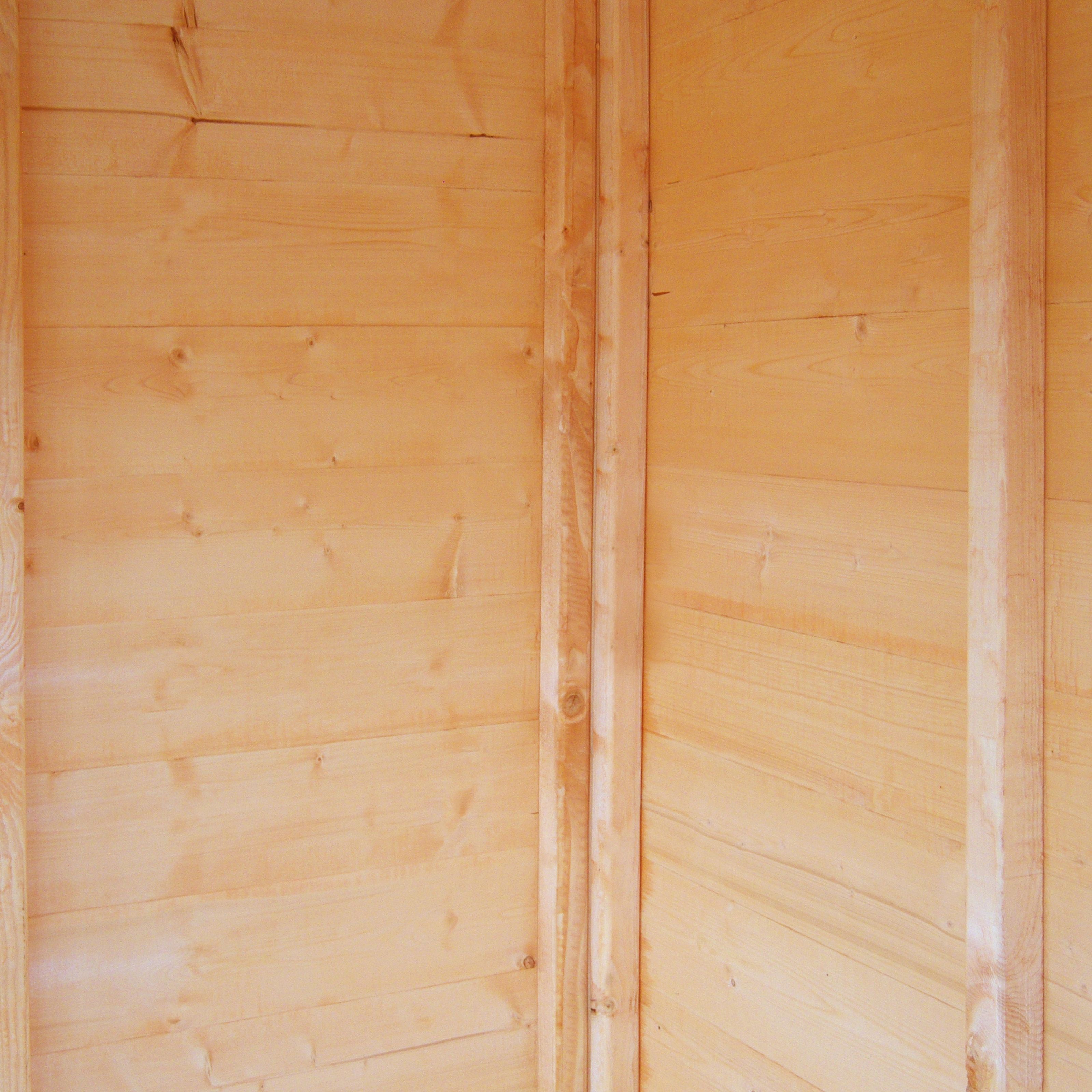 Shire Dutch 7x7 ft Dutch apex Wooden 2 door Shed with floor & 1 window