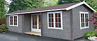 Shire Elveden 26x14 Apex Tongue & groove Wooden Cabin - Assembly service included