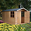 Shire Guernsey 10x7 Apex Dip treated Shiplap Wooden Shed with floor - Assembly service included