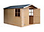 Shire Guernsey 7x10 ft Apex Wooden 2 door Shed with floor & 2 windows - Assembly service included