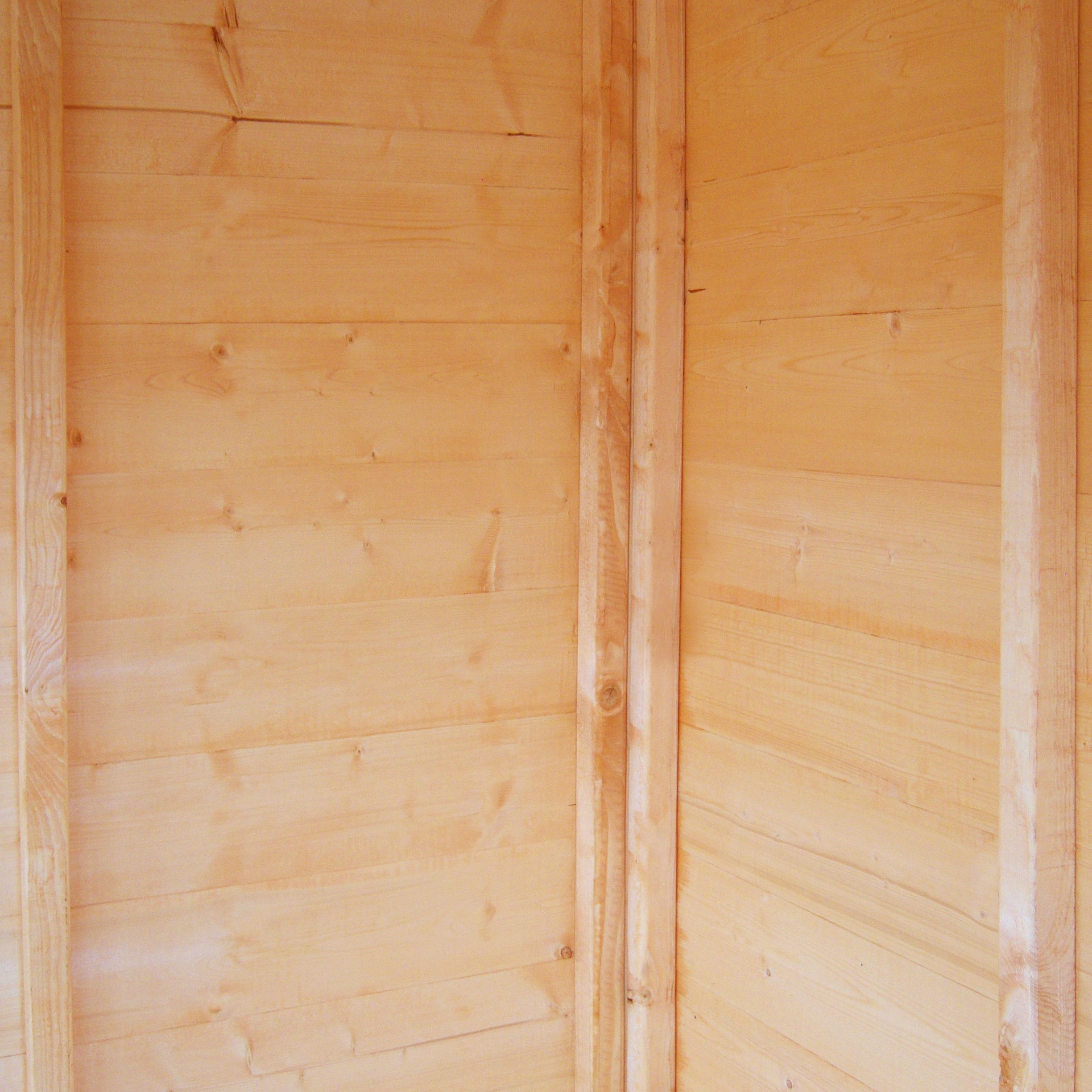 Shire Hampton 7x7 ft & 2 windows Pent Wooden Summer house - Assembly service included