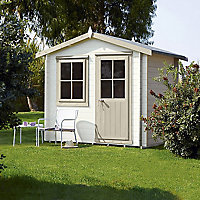 Shire Hartley 8x6 ft & 1 window Apex Wooden Cabin