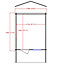 Shire Hopton 10x12 ft Toughened glass Apex Tongue & groove Wooden Cabin - Assembly service included