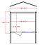 Shire Hopton 10x8 ft Toughened glass Apex Tongue & groove Wooden Cabin - Assembly service included