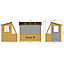 Shire Iceni 8x6 ft Pent Wooden Shed with floor & 5 windows