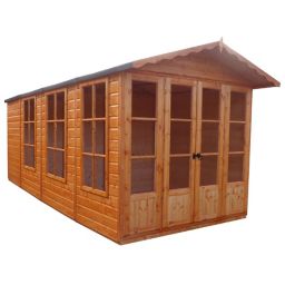 Shire Kensington 13x7 Apex Shiplap Wooden Shed - Assembly service included