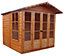 Shire Kensington 7x7 ft & 2 windows Apex Wooden Summer house - Assembly service included