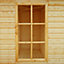 Shire Kensington 7x7 ft Toughened glass & 2 windows Apex Wooden Summer house
