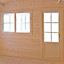 Shire Kinver 12x12 ft & 4 windows Apex Wooden Cabin